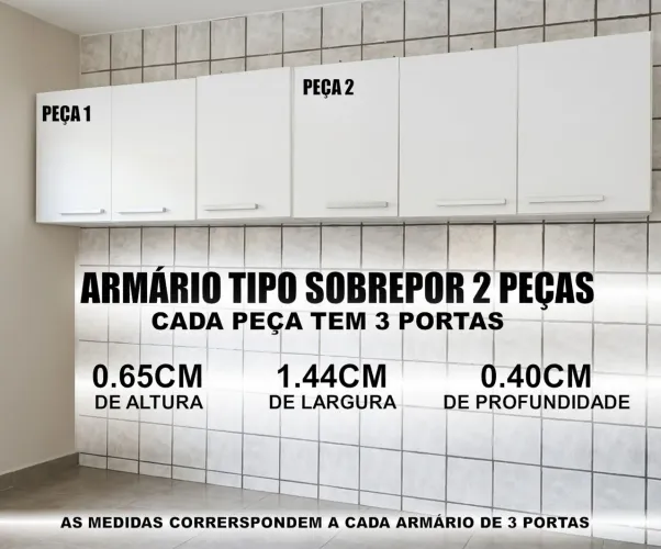 ARMÁRIOS PLANEJADOS MDF 3 PEÇAS