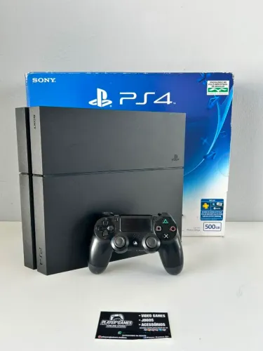 Playstation 4 Zerado com Caixa (Aceito Cartão)