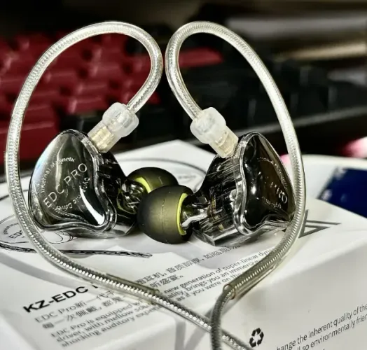 Fone de Ouvido KZ EDC PRO sem microfone NOVO/ORIGINAL (LACRADO) palco e estúdio