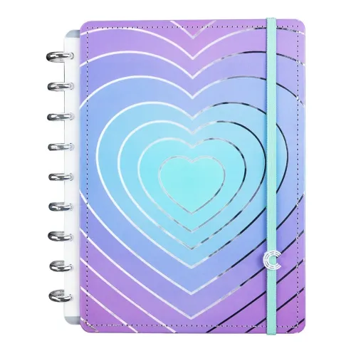 Caderno inteligente grande silver love novo 