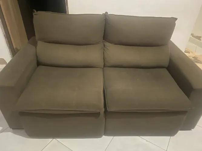Sofá retrátil e reclinável , 1,80 m Atlântida móveis