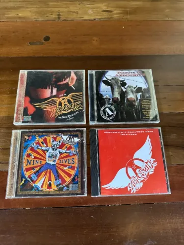 Aerosmith - Lote c/ 4 CDS 