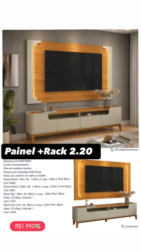 Painel com Rack