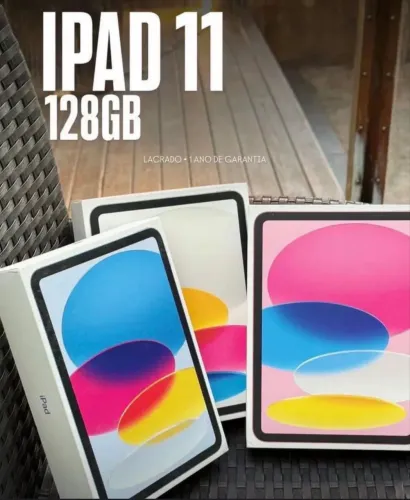 iPad 11 128gb + Capa + Caneta + Película NOVOS