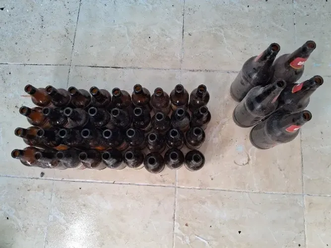41 Cascos de litrinho e litrão de Brahma e antartica original 
