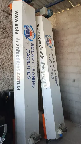 Lavadora mecanizada de placa solar