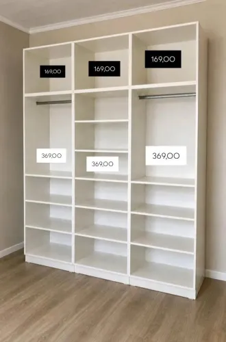 Closet Modulado/Peças vendidas separadamente
