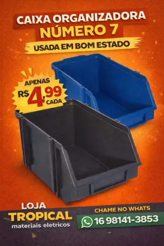 CAIXA ORGANIZADORA NÚMERO 7