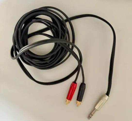 cabo audio p10 stereo para rca