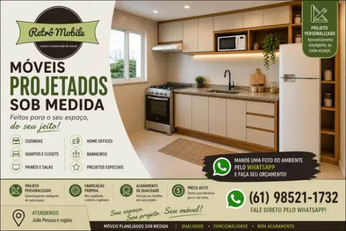 Móveis Projetados Sob Medida em João Pessoa