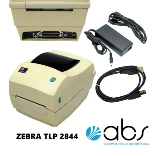 Impressora de Etiquetas Zebra 2844 em perfeito estado com cabos e garantia