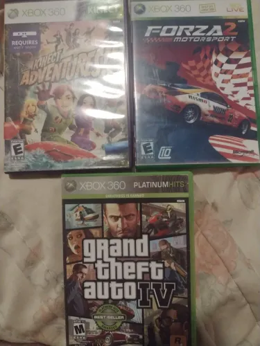 Pacote jogos originais Xbox 360 (não sei se funcionam)