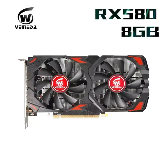 Placas gráficas Veineda RX580 8GB DDR5 GPU rx 580 8GB