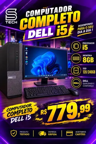 Computador Dell completo i5