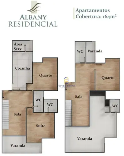 Cobertura com 3 dormitórios à venda, 164 m² por R$ 1.100.000,00 - Santa Catarina - Juiz de