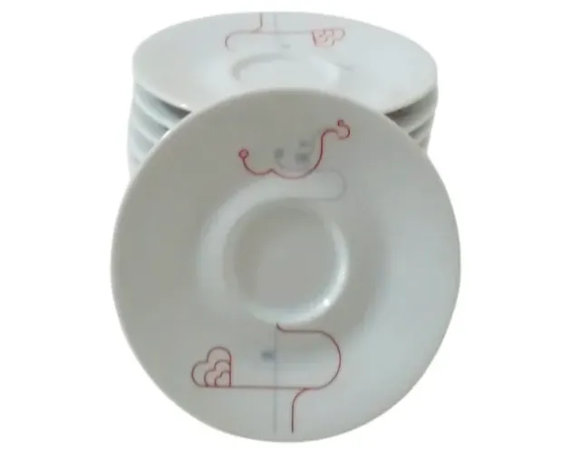 Pires de Porcelana Schmidt 3 Corações Coleção 2014 Lote com 11 Unidades