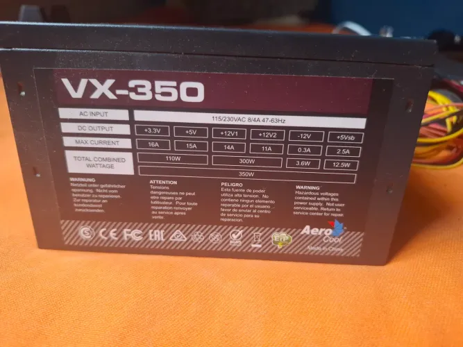 Fonte Aerocool VX-350 350W