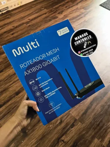 Roteador Mesh AX1800 Gigabit para Internet.