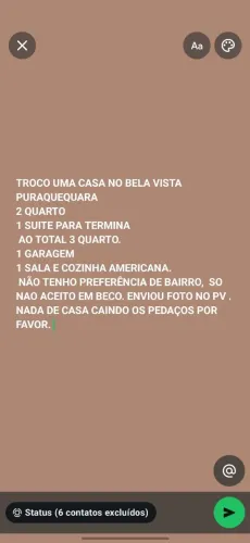 Vendo ou troco casa