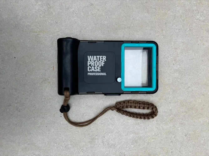 Capa de proteção para celular para mergulho