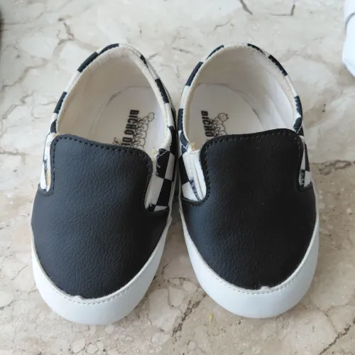 Sapato infantil xadrez