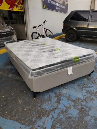 Cama box completa casal