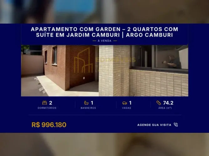 Viva com Estilo: Apartamento Garden em Jardim Camburi, Segurança e Conforto!