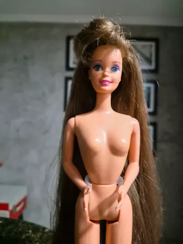 Barbie Mattel Totally Hair Morena - 1992