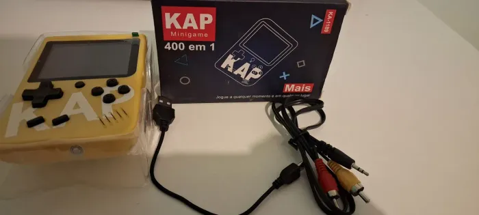 Videogame Portátil KAP 400 em 1 - Console Retrô