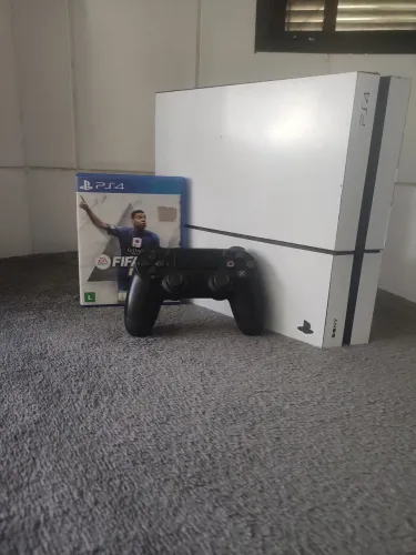 PS4 BRANCO 1TB | Completo