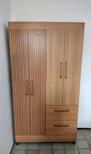 Roupeiro Star 4 portas 100% MDF ? ENTREGA E MONTAGEM GRÁTIS PARA TODA FORTALEZA ?