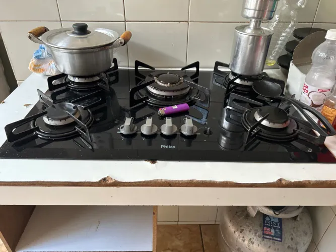 Fogão de cozinha cooktop