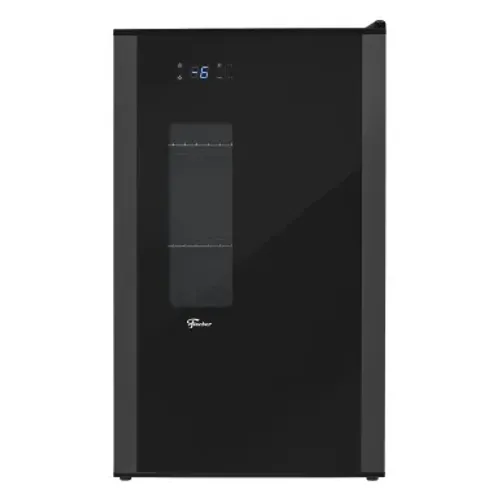 Cervejeira Fischer Infinity Multi 92L Preta Painel Touch Digital Porta de Vidro 220v