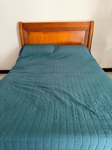 Cama Casal Imbuia - Madeira Maciça