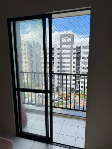Porta de vidro de correr para sacada da varanda