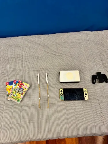 Nintendo Switch Oled - Edição especial Zelda Tears of the Kingdom + 4 jogos Nintendo