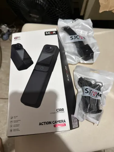 Câmera de ação SJCAM c300 relógio bateria estendida e acessórios