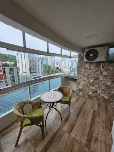 Studio Praia Canto,1 Qto,50m2,Cozinha,Arm,Ar Cond,Elev,Var,Ao lado Boulevard