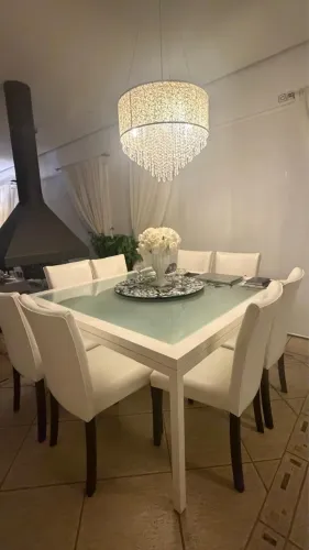 Mesa Jantar Quadrada 8 Lugares