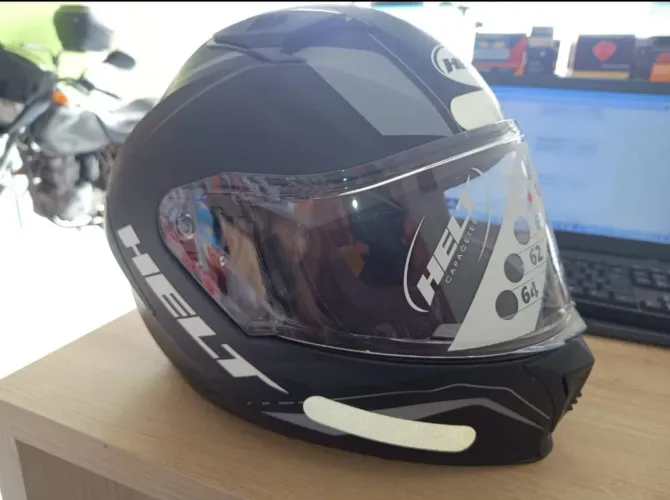 Capacete Helt Avant preto fosco n. 58