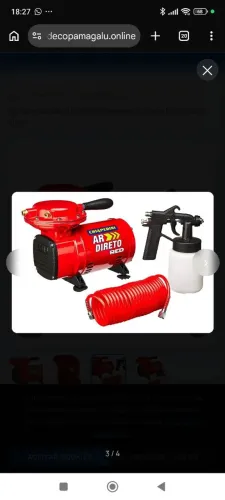 Compressor tufão novo lacrado na caixa faço entrega