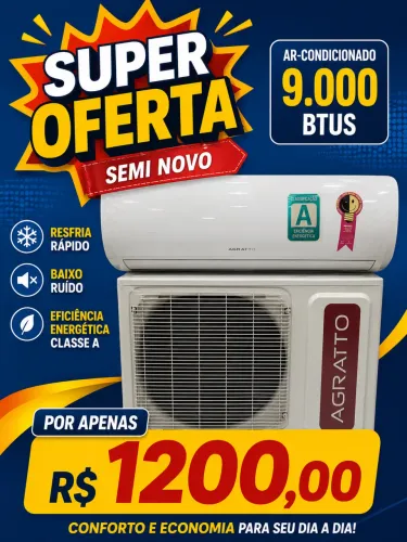 Vendo ar condicionado semi novo