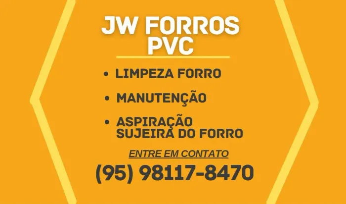 LIMPEZA E MANUTENÇÃO DO FORRO PVC