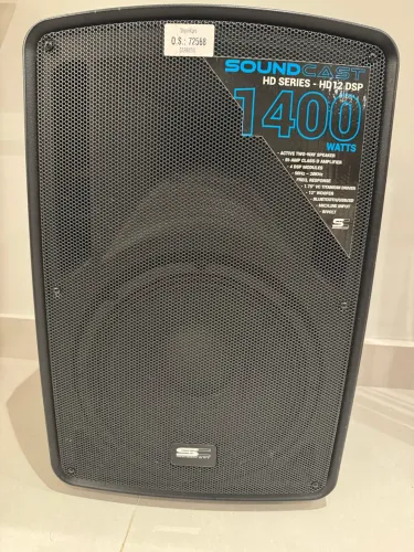 Caixa de Som Ativa Soundcast HD12 DSP - 1400W