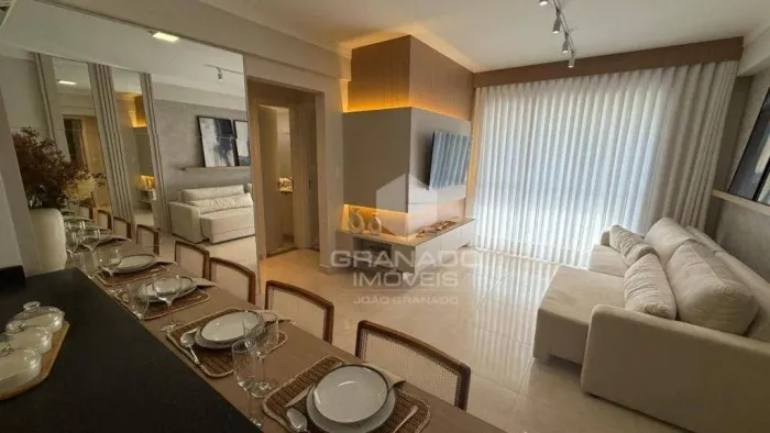Apartamento 3 quartos (suíte), novo, planejados, mobiliado e decorado, ar, cozinha aberta,