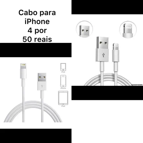 3 cabos para iPhone 