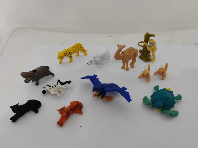 Coleção kinder ovo animais