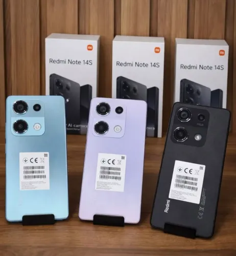 Celular linha Premium Últimas peças Azul Note 14S 256/8 Global