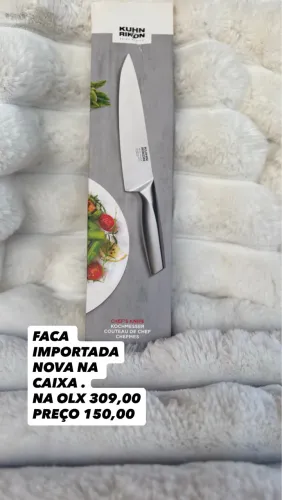 FACA IMPORTADA NA CAIXA