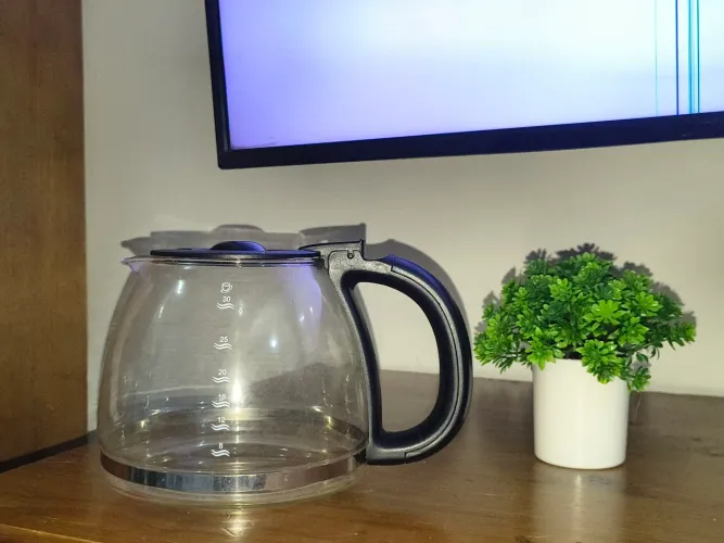 Jarra de vidro de cafeteira